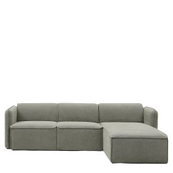 Καναπές Γωνιακός Αναστρέψιμος  MAFFEI Γκρι Ύφασμα 268x163x76cm