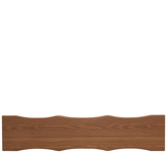 Παγκάκι Τραπεζαρίας  AEMON Σκούρο Ακακία/Μαύρο Μέταλλο/MDF 180x40x47cm