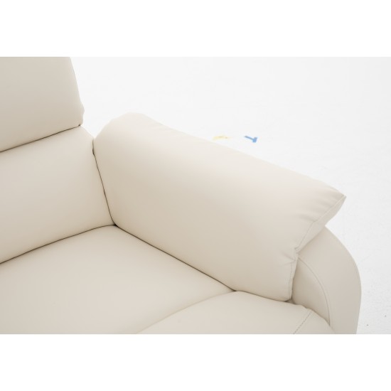 Πολυθρόνα Ανακλινόμενη TALITHA Μπεζ PU 79x97x101cm Πολυθρόνα Ανακλινόμενη TALITHA Μπεζ PU 79x97x101cm