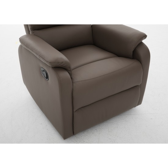Πολυθρόνα Ανακλινόμενη TALITHA Καφέ PU 79x97x101cm Πολυθρόνα Ανακλινόμενη TALITHA Καφέ PU 79x97x101cm