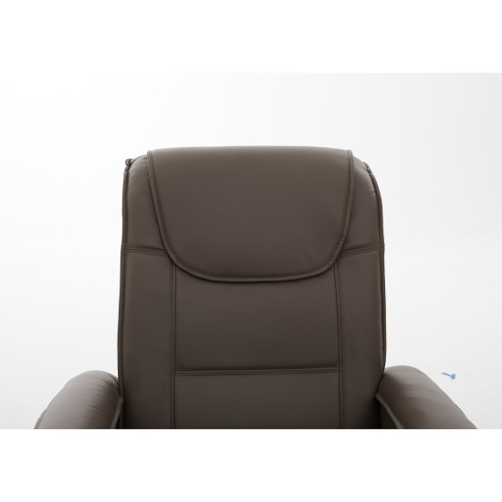 Πολυθρόνα Ανακλινόμενη CELAENO Καφέ PU 80x96x97cm Πολυθρόνα Ανακλινόμενη CELAENO Καφέ PU 80x96x97cm