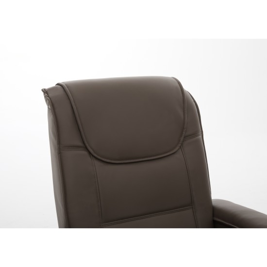 Πολυθρόνα Ανακλινόμενη CELAENO Καφέ PU 80x96x97cm Πολυθρόνα Ανακλινόμενη CELAENO Καφέ PU 80x96x97cm