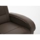 Πολυθρόνα Ανακλινόμενη CELAENO Καφέ PU 80x96x97cm Πολυθρόνα Ανακλινόμενη CELAENO Καφέ PU 80x96x97cm