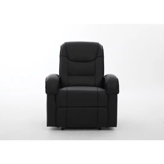Πολυθρόνα Ανακλινόμενη  CELAENO Μαύρο PU 80x96x97cm