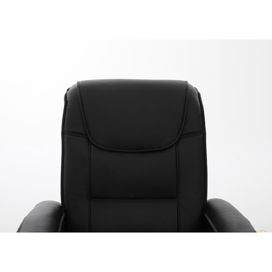 Πολυθρόνα Ανακλινόμενη CELAENO Μαύρο PU 80x96x97cm Πολυθρόνα Ανακλινόμενη CELAENO Μαύρο PU 80x96x97cm