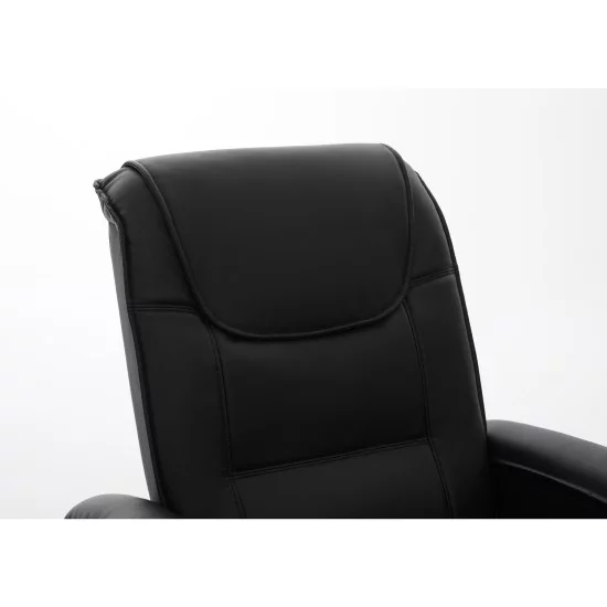 Πολυθρόνα Ανακλινόμενη  CELAENO Μαύρο PU 80x96x97cm