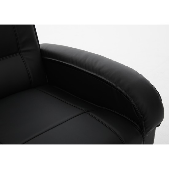 Πολυθρόνα Ανακλινόμενη CELAENO Μαύρο PU 80x96x97cm Πολυθρόνα Ανακλινόμενη CELAENO Μαύρο PU 80x96x97cm