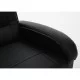 Πολυθρόνα Ανακλινόμενη  CELAENO Μαύρο PU 80x96x97cm