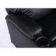 Πολυθρόνα Ανακλινόμενη RANA Μαύρο PU 80x95x103cm Πολυθρόνα Ανακλινόμενη RANA Μαύρο PU 80x95x103cm
