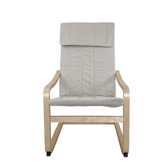 Πολυθρόνα NORDVIK Μπεζ/Φυσικό Ύφασμα/Ξύλο 60x71x105cm Πολυθρόνα NORDVIK Μπεζ/Φυσικό Ύφασμα/Ξύλο 60x71x105cm