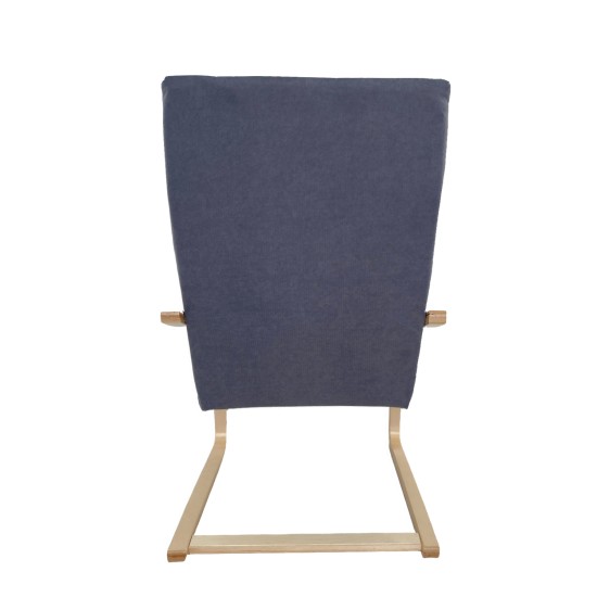Πολυθρόνα NORDVIK Γκρι/Φυσικό Ύφασμα/Ξύλο 60x71x105cm Πολυθρόνα NORDVIK Γκρι/Φυσικό Ύφασμα/Ξύλο 60x71x105cm
