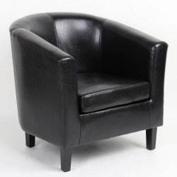 Πολυθρόνα  FIORELLA Καφέ PU 73x69x75cm