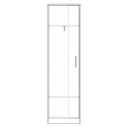 Ντουλάπα  KINE Φυσικό Μοριοσανίδα 60x40x180cm