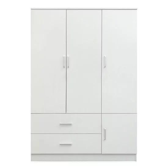 Ντουλάπα TUBEROSA Λευκό Μοριοσανίδα 120x50x180cm Ντουλάπα TUBEROSA Λευκό Μοριοσανίδα 120x50x180cm