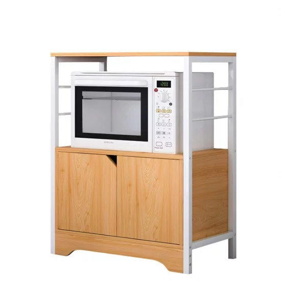 Ραφιέρα Κουζίνας  AMUR Δρυς/Λευκό MDF/Μέταλλο 60x30x70cm