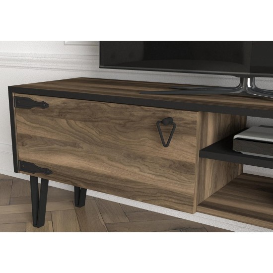 Έπιπλο Τηλεόρασης Thira Σκούρο Καφέ 180x30x49cm Έπιπλο Τηλεόρασης Thira Σκούρο Καφέ 180x30x49cm