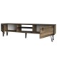 Έπιπλο Τηλεόρασης Thira Σκούρο Καφέ 180x30x49cm Έπιπλο Τηλεόρασης Thira Σκούρο Καφέ 180x30x49cm