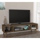 Έπιπλο Τηλεόρασης Samos Σκούρο Καφέ 120x35x40cm Έπιπλο Τηλεόρασης Samos Σκούρο Καφέ 120x35x40cm