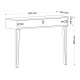 Κονσόλα Thira Καφέ 120x35x90cm Κονσόλα Thira Καφέ 120x35x90cm