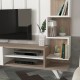 Σύνθετο Τηλεόρασης  KEROS Λευκό/Cordoba Μοριοσανίδα/Μελαμίνη 150x30x132cm