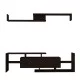 Σύνθετο DREAM Wenge 153.6x25x42cm Σύνθετο DREAM Wenge 153.6x25x42cm