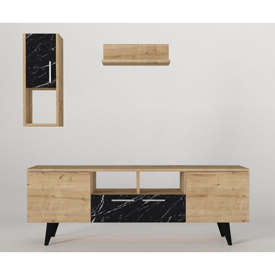Σύνθετο UTAH Sapphire/Καφέ Μοριοσανίδα 140x29.5x46cm Σύνθετο UTAH Sapphire/Καφέ Μοριοσανίδα 140x29.5x46cm