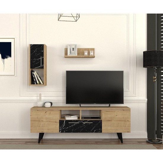 Σύνθετο UTAH Sapphire/Καφέ Μοριοσανίδα 140x29.5x46cm Σύνθετο UTAH Sapphire/Καφέ Μοριοσανίδα 140x29.5x46cm