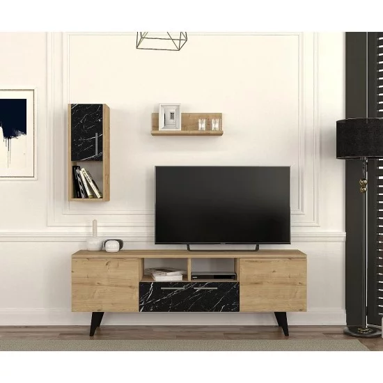 Σύνθετο UTAH Sapphire/Καφέ Μοριοσανίδα 140x29.5x46cm Σύνθετο UTAH Sapphire/Καφέ Μοριοσανίδα 140x29.5x46cm