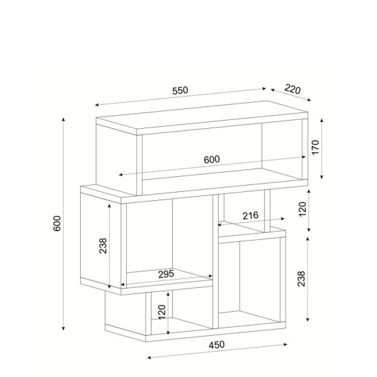 Τραπεζάκι Άκρης LIPSI Wenge Μοριοσανίδα/Μελαμίνη 60x22x60cm Τραπεζάκι Άκρης LIPSI Wenge Μοριοσανίδα/Μελαμίνη 60x22x60cm