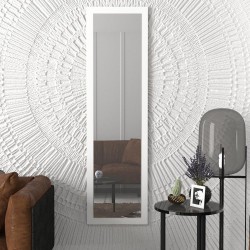 Καθρέπτης Τοίχου  BHAVITH Λευκό Μοριοσανίδα/Γυαλί 160x45cm