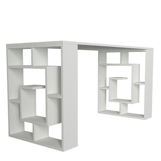 Γραφείο LINE Λευκό Μοριοσανίδα/Μελαμίνη 140x60x74cm Γραφείο LINE Λευκό Μοριοσανίδα/Μελαμίνη 140x60x74cm