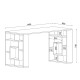 Γραφείο LINE Λευκό Μοριοσανίδα/Μελαμίνη 140x60x74cm Γραφείο LINE Λευκό Μοριοσανίδα/Μελαμίνη 140x60x74cm