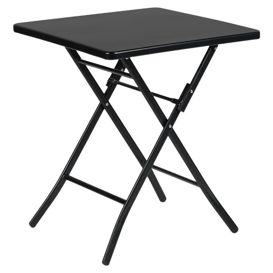 Τραπέζι Κήπου  ASTRA Μαύρο Μέταλλο 60x60x70cm