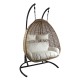 Κούνια Πολυθρόνα ABRONIUS Φυσικό Μέταλλο/Rattan 130x68x195cm Κούνια Πολυθρόνα ABRONIUS Φυσικό Μέταλλο/Rattan 130x68x195cm