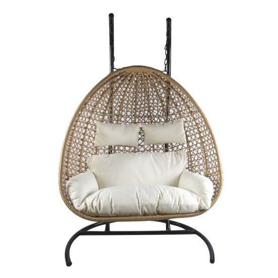Κούνια Πολυθρόνα ABRONIUS Φυσικό Μέταλλο/Rattan 130x68x195cm Κούνια Πολυθρόνα ABRONIUS Φυσικό Μέταλλο/Rattan 130x68x195cm