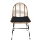 Καρέκλα Κήπου ACCIUS Φυσικό/Μαύρο Μέταλλο/Rattan 49x56x84cm Καρέκλα Κήπου ACCIUS Φυσικό/Μαύρο Μέταλλο/Rattan 49x56x84cm