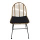 Καρέκλα Κήπου ACCIUS Φυσικό/Μαύρο Μέταλλο/Rattan 49x56x84cm Καρέκλα Κήπου ACCIUS Φυσικό/Μαύρο Μέταλλο/Rattan 49x56x84cm