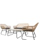 Σετ Σαλόνι Κήπου ACILIUS Φυσικό/Μαύρο Μέταλλο/Rattan 2θ. Καναπές+2 Πολυθρόνες+Τραπεζάκι Σετ Σαλόνι Κήπου ACILIUS Φυσικό/Μαύρο Μέταλλο/Rattan 2θ. Καναπές+2 Πολυθρόνες+Τραπεζάκι