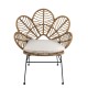 Καρέκλα Κήπου ALFIUS Φυσικό/Μαύρο Μέταλλο/Rattan 72x62x86cm Καρέκλα Κήπου ALFIUS Φυσικό/Μαύρο Μέταλλο/Rattan 72x62x86cm