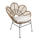 Καρέκλα Κήπου ALFIUS Φυσικό/Μαύρο Μέταλλο/Rattan 72x62x86cm Καρέκλα Κήπου ALFIUS Φυσικό/Μαύρο Μέταλλο/Rattan 72x62x86cm