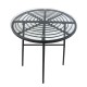 Τραπέζι Κήπου APPIUS Μαύρο Μέταλλο/Rattan/Γυαλί 70x70x74cm Τραπέζι Κήπου APPIUS Μαύρο Μέταλλο/Rattan/Γυαλί 70x70x74cm