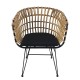 Καρέκλα Κήπου AULIUS Φυσικό/Μαύρο Μέταλλο/Rattan 57x60x78.5cm Καρέκλα Κήπου AULIUS Φυσικό/Μαύρο Μέταλλο/Rattan 57x60x78.5cm