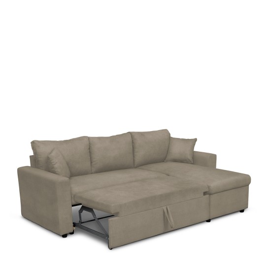 Καναπές Γωνιακός Αναστρέψιμος ULUA Μπεζ 225x148x81cm Καναπές Γωνιακός Αναστρέψιμος ULUA Μπεζ 225x148x81cm