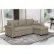 Καναπές Γωνιακός Αναστρέψιμος ULUA Μπεζ 225x148x81cm Καναπές Γωνιακός Αναστρέψιμος ULUA Μπεζ 225x148x81cm