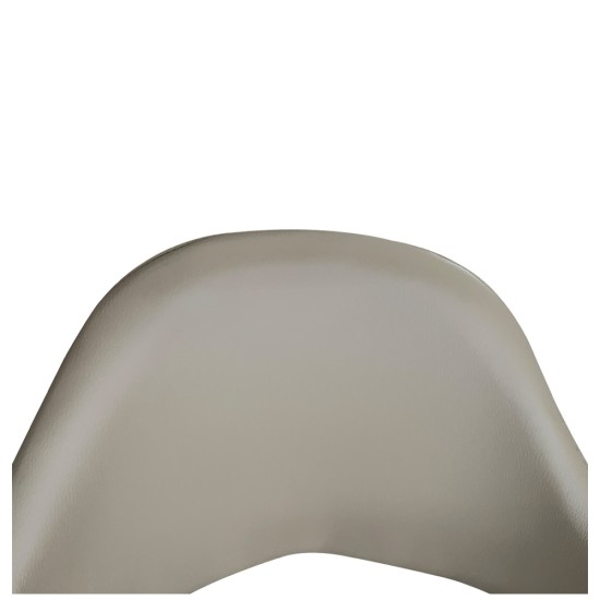 Καρέκλα Τραπεζαρίας  SOLANA Cappuccino/Μαύρο PU/Μέταλλο 51x51x81cm