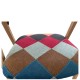 Καρέκλα Τραπεζαρίας  SOLANA Patchwork Ύφασμα/Μέταλλο 51x51x81cm