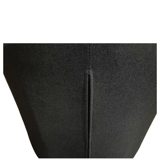 Καρέκλα Τραπεζαρίας  JACARANDA Γκρι/Μαύρο Ύφασμα/Μέταλλο 56x56x76cm