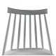 Σκαμπό Bar  MARANTA Λευκό/Καρυδί PP/Μέταλλο 45x46x97cm