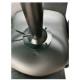 Σκαμπό Bar  QUERIDA Μαύρο PP/Μέταλλο 44x45x58/81-79/102cm
