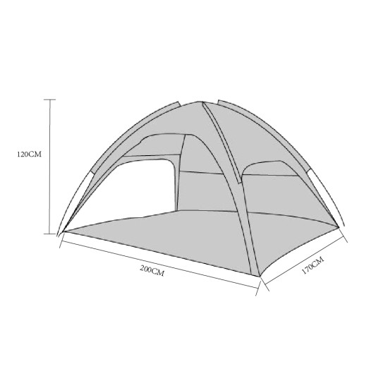 Σκηνή Μπλε 180D Polyester 2x1.5m Σκηνή Μπλε 180D Polyester 2x1.5m